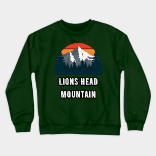 Lions Head Mountain Crewneck Sweatshirt